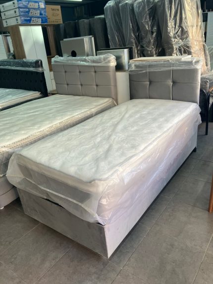 Tek Kişilik Ortopedik Baza Başlık Yatak Seti