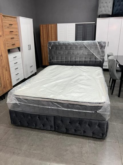 Çift Kişilik Chester Baza Başlık Yatak Seti