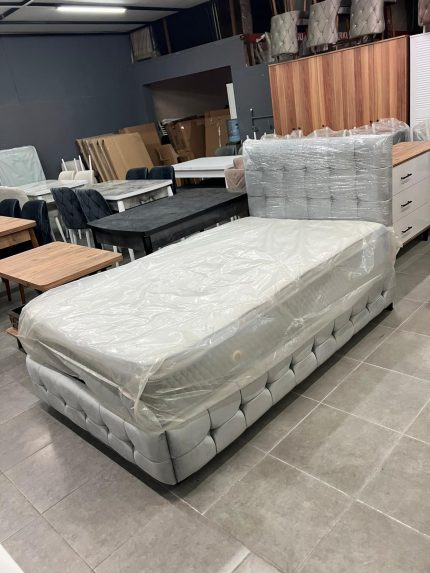 1.5 Kişilik Chester Baza Başlık Yatak Seti