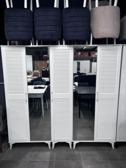 5 Kapılı MDF Vakum Kapak Gardırop