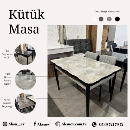 Açılır Kütük  MDF Masa